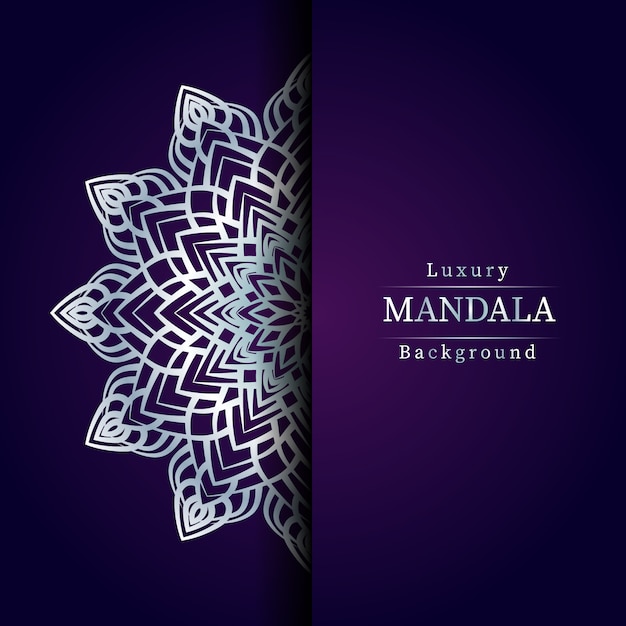 Creatieve luxe mandala achtergrond