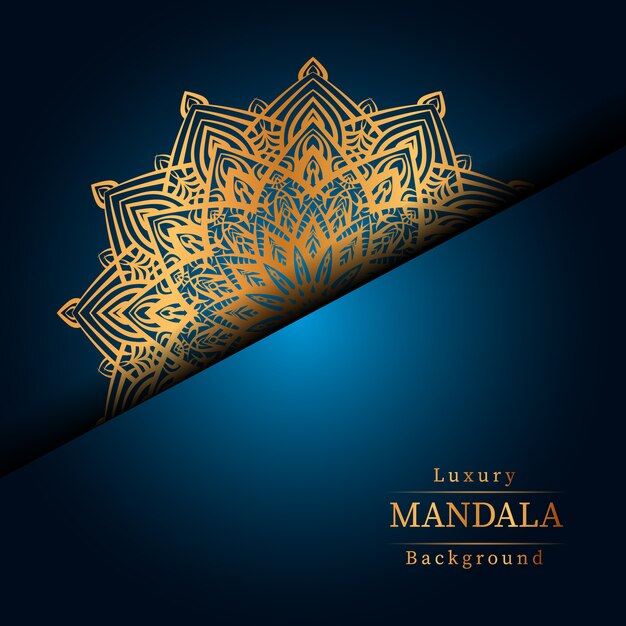 Creatieve luxe mandala achtergrond