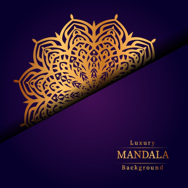 Creatieve luxe mandala achtergrond