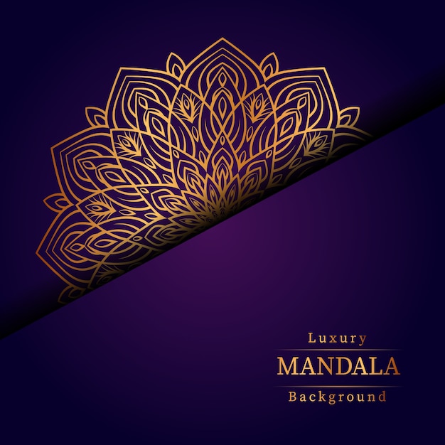 Creatieve luxe mandala achtergrond