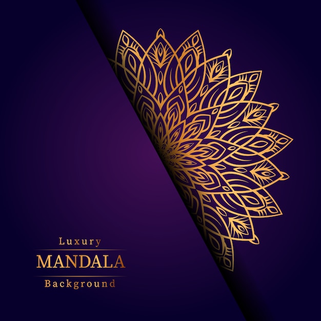 Creatieve luxe mandala achtergrond