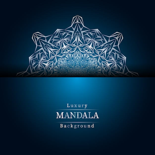 Creatieve luxe mandala achtergrond