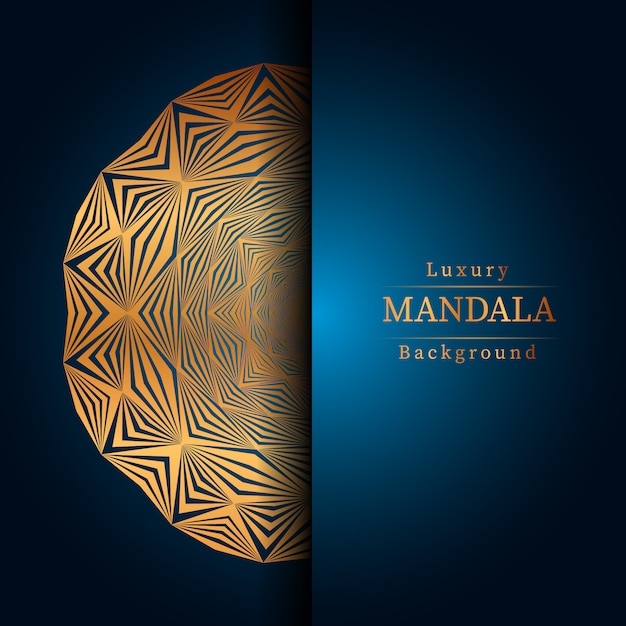 Creatieve luxe mandala achtergrond