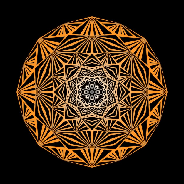 Creatieve luxe mandala achtergrond