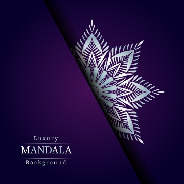 Creatieve luxe mandala achtergrond