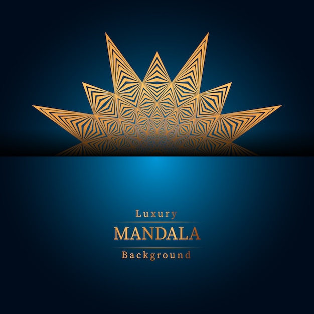 Creatieve luxe mandala achtergrond