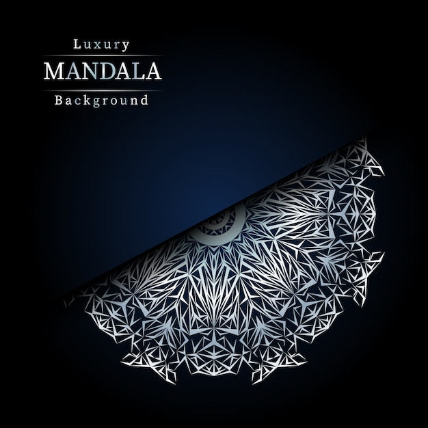 Creatieve luxe mandala achtergrond