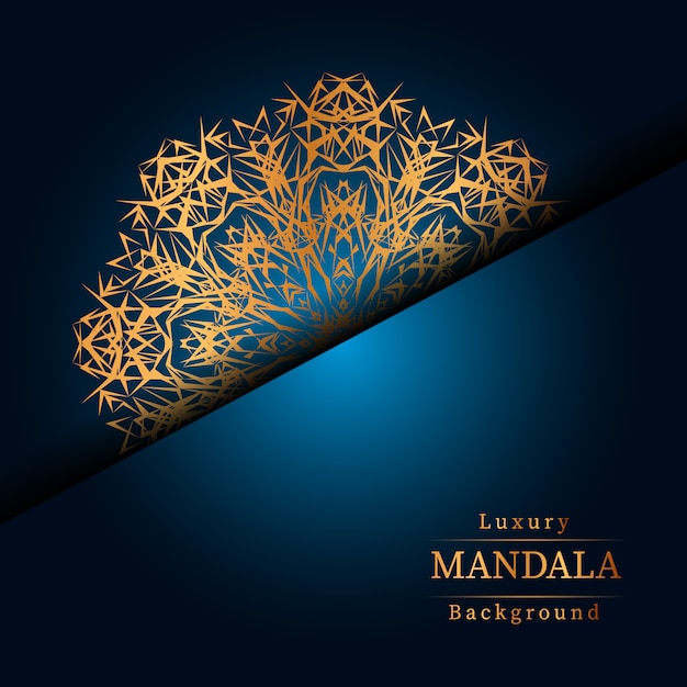 Creatieve luxe mandala achtergrond