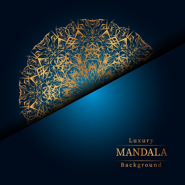 Creatieve luxe mandala achtergrond