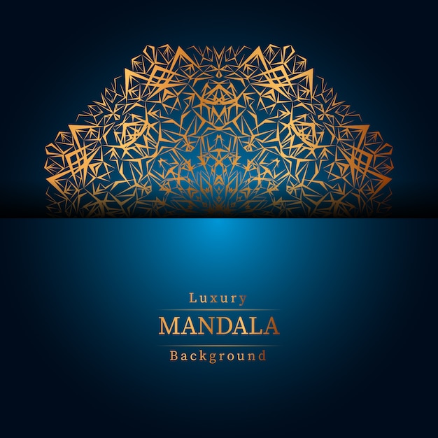 Creatieve luxe mandala achtergrond