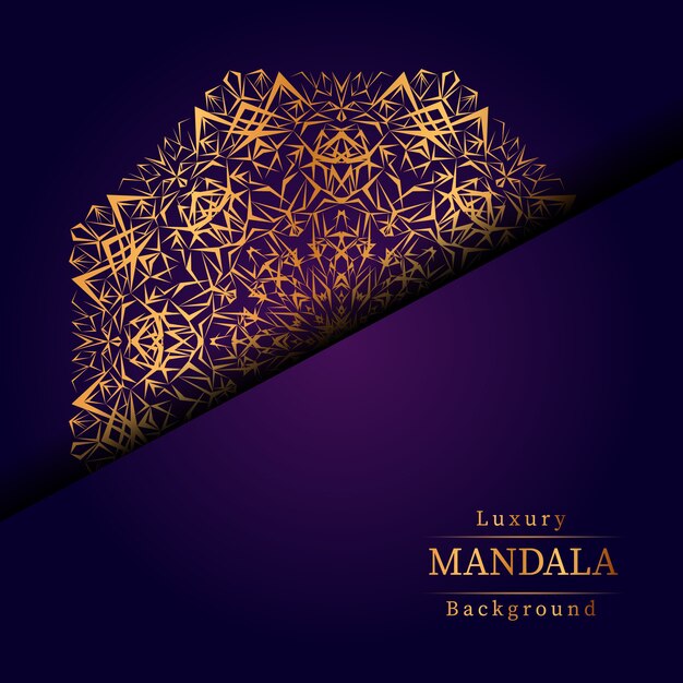 Creatieve luxe Mandala achtergrond