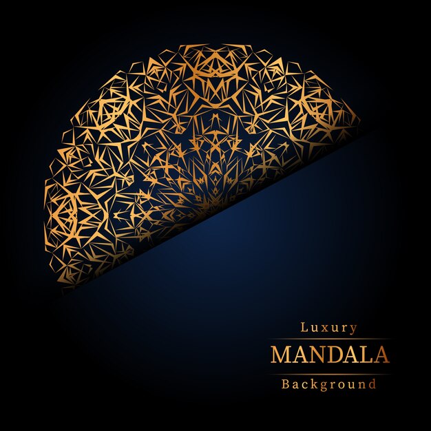 Creatieve luxe mandala achtergrond