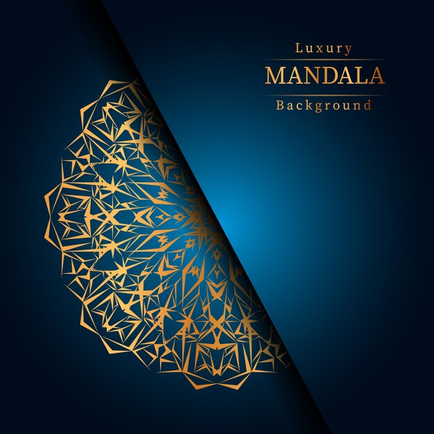 Creatieve luxe Mandala achtergrond