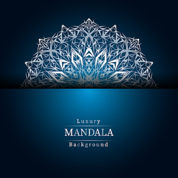 Creatieve luxe mandala achtergrond