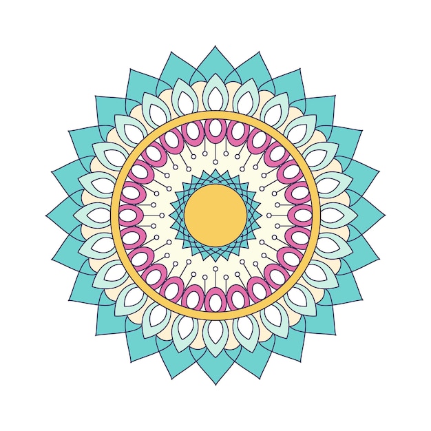 Creatieve luxe mandala achtergrond