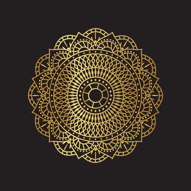 Creatieve luxe mandala achtergrond