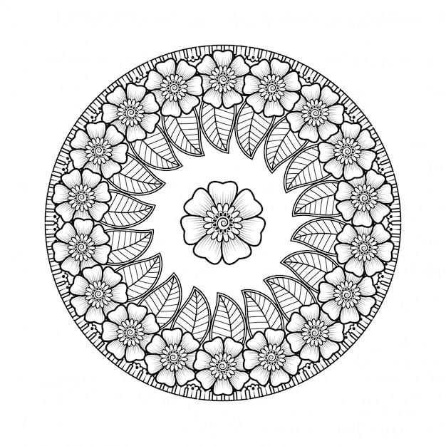 Creatieve luxe Mandala achtergrond