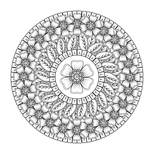 Creatieve luxe Mandala achtergrond