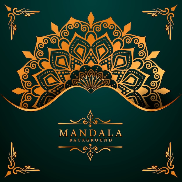 Creatieve luxe Mandala achtergrond