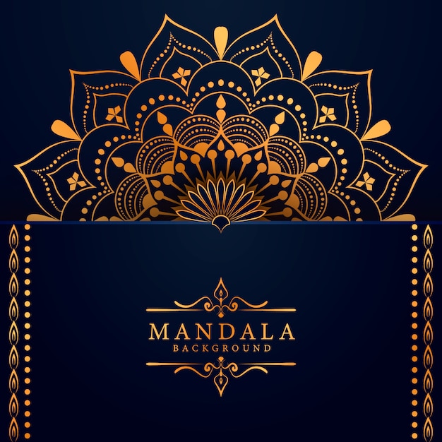 Creatieve luxe Mandala achtergrond