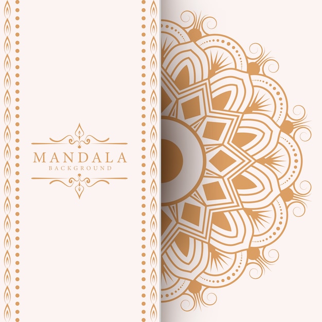 Creatieve luxe Mandala achtergrond