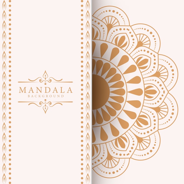 Creatieve luxe Mandala achtergrond