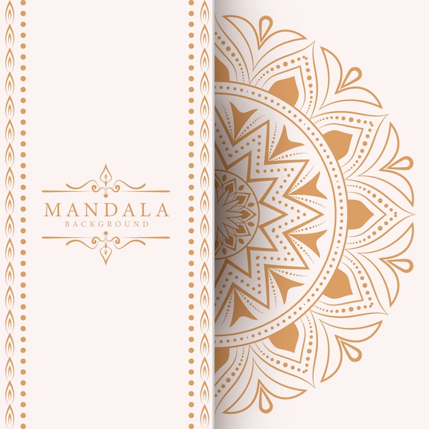 Creatieve luxe Mandala achtergrond