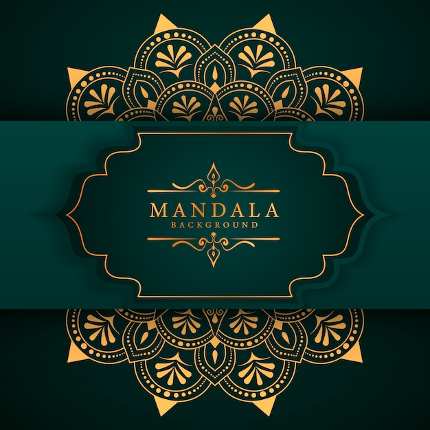 Creatieve luxe Mandala achtergrond