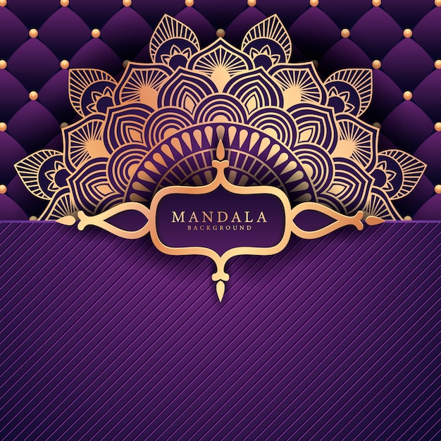 Creatieve luxe Mandala achtergrond