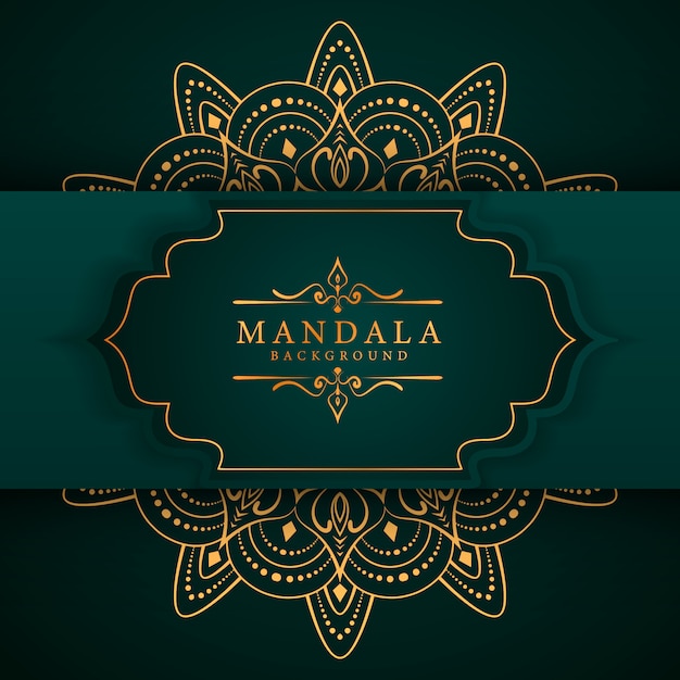 Creatieve luxe Mandala achtergrond