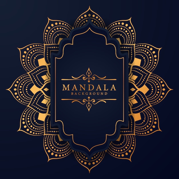 Creatieve luxe Mandala achtergrond