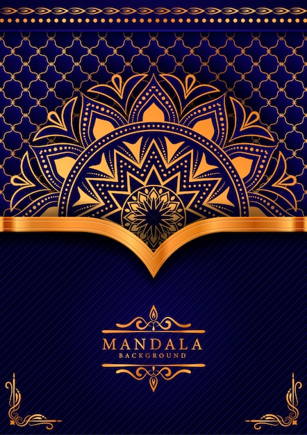 Creatieve luxe mandala achtergrond