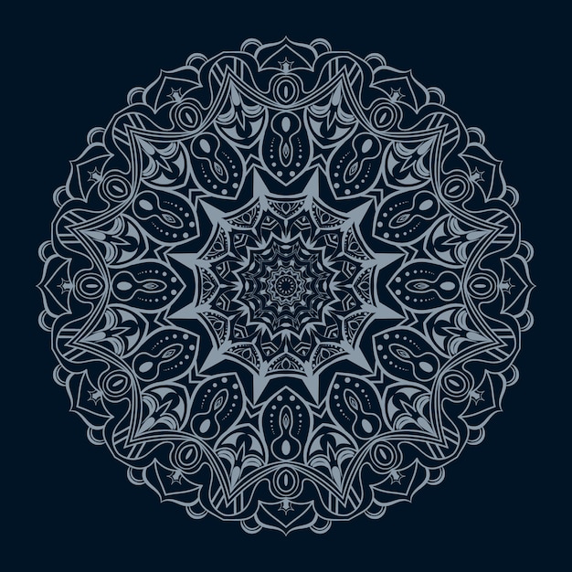 Creatieve luxe mandala illustratie