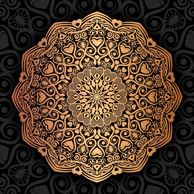 Creatieve luxe Mandala illustratie