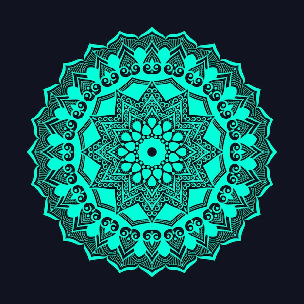 Creatieve luxe Mandala illustratie