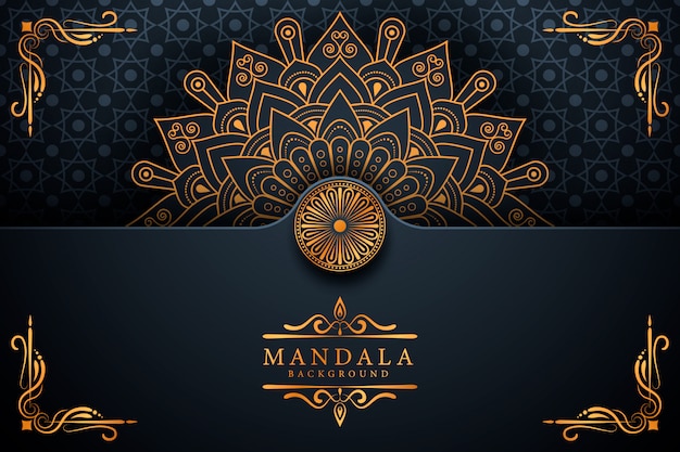 Creatieve luxe mandala-koning