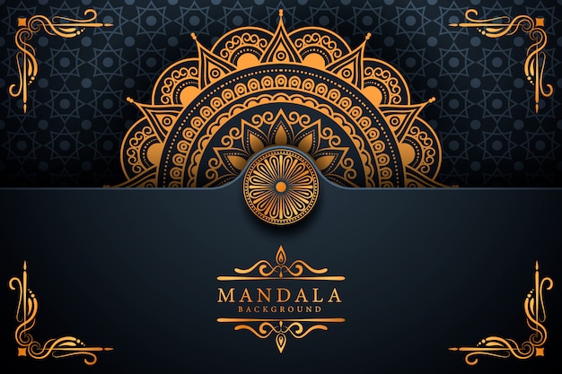 Creatieve luxe mandala-koning