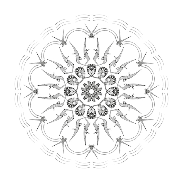 Vector creatieve mandala