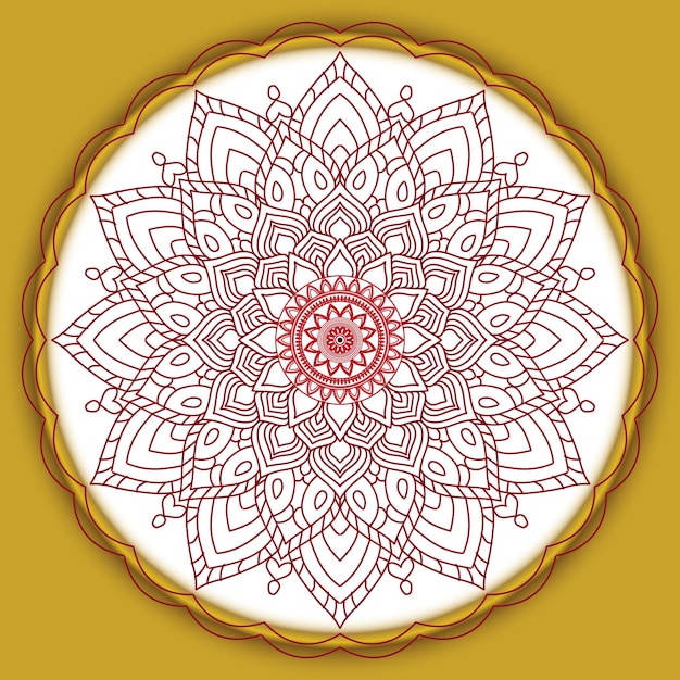 Vector creatieve mandala