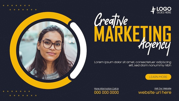 Vector creatieve marketingbanner