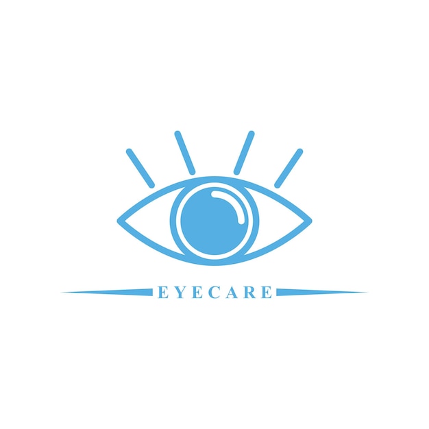 Creatieve moderne oog logo ontwerpsjabloon