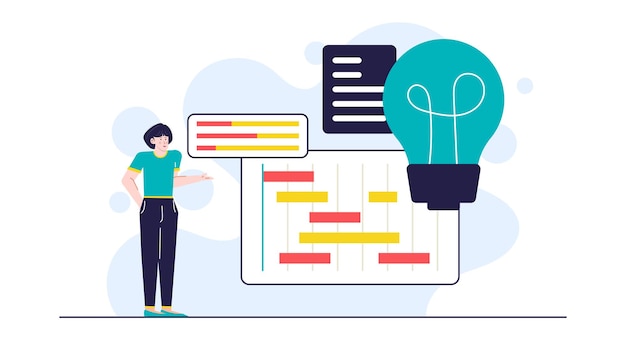 Creatieve persoon werkt aan grafisch ontwerp, marketing en sociale media