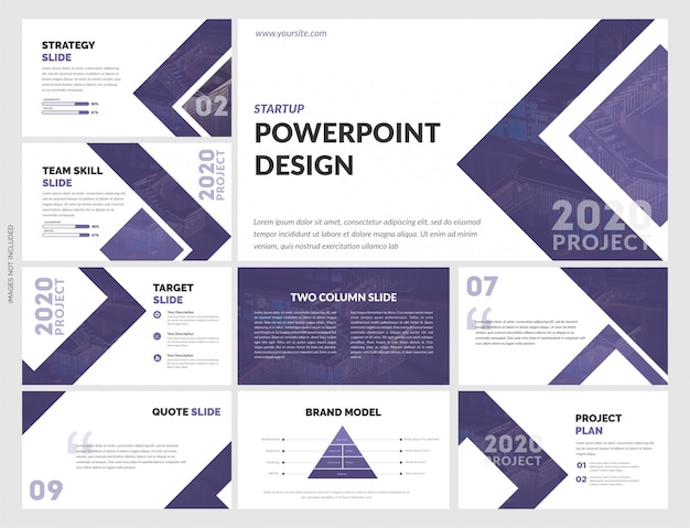 Vector creatieve powerpoint-sjabloon voor bedrijfsstrategie