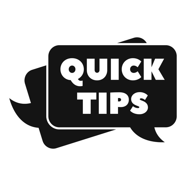 Creatieve tip pictogram eenvoudige vector idee advies truc info