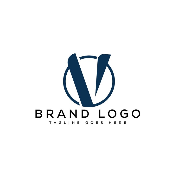 Vector creatieve vectorlogo's met de letter v