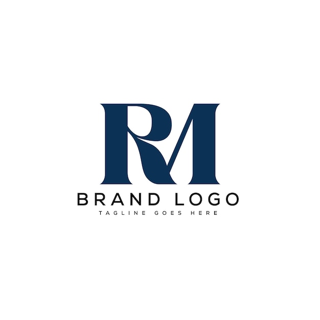 Creatieve vectorlogos met de letter RM