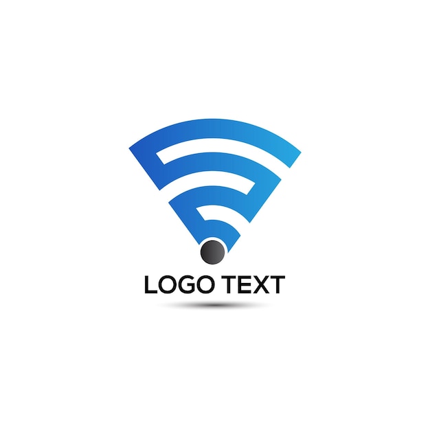 creatieve Wifi logo-ontwerpsjabloon pictogram.