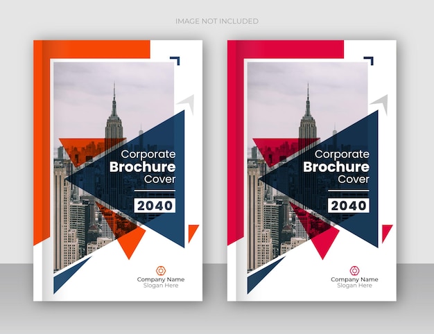 Creatieve zakelijke brochure cover ontwerpsjabloon