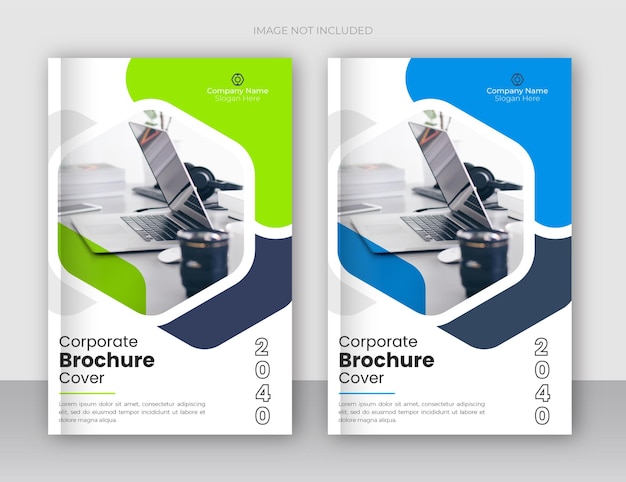 Creatieve zakelijke brochure cover ontwerpsjabloon