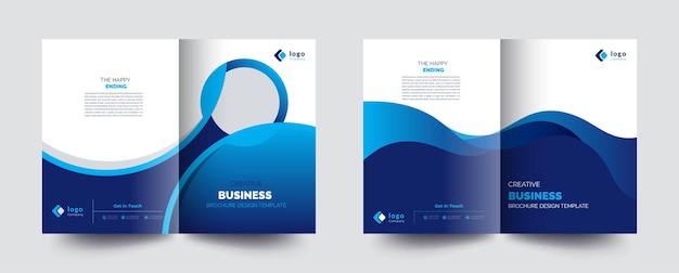 Creatieve zakelijke brochure cover ontwerpsjabloon